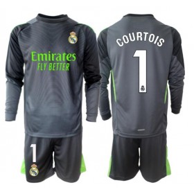 Baby Fußballbekleidung Real Madrid Thibaut Courtois #1 Torwart 3rd Trikot 2025-26 Langarm (+ kurze hosen)